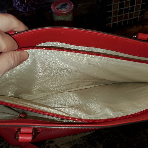 Kate Spade Large Coral Handbag Leather - Picture 6 of 12